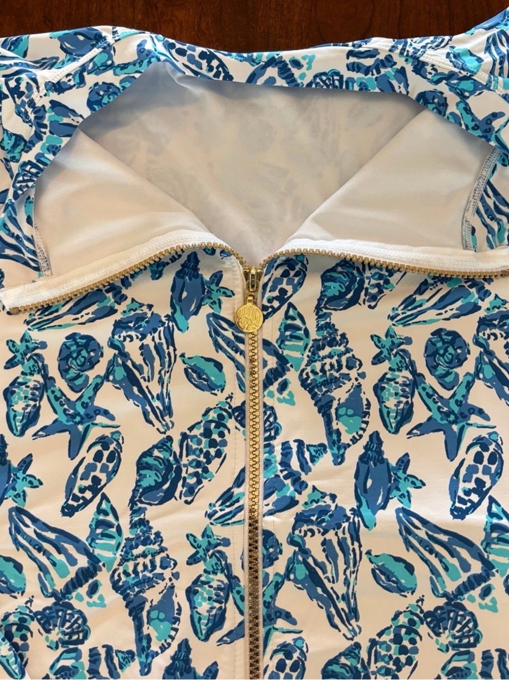 Lilly Pulitzer Randee Rashguard one-piece sz 16 - Picture 5 of 7